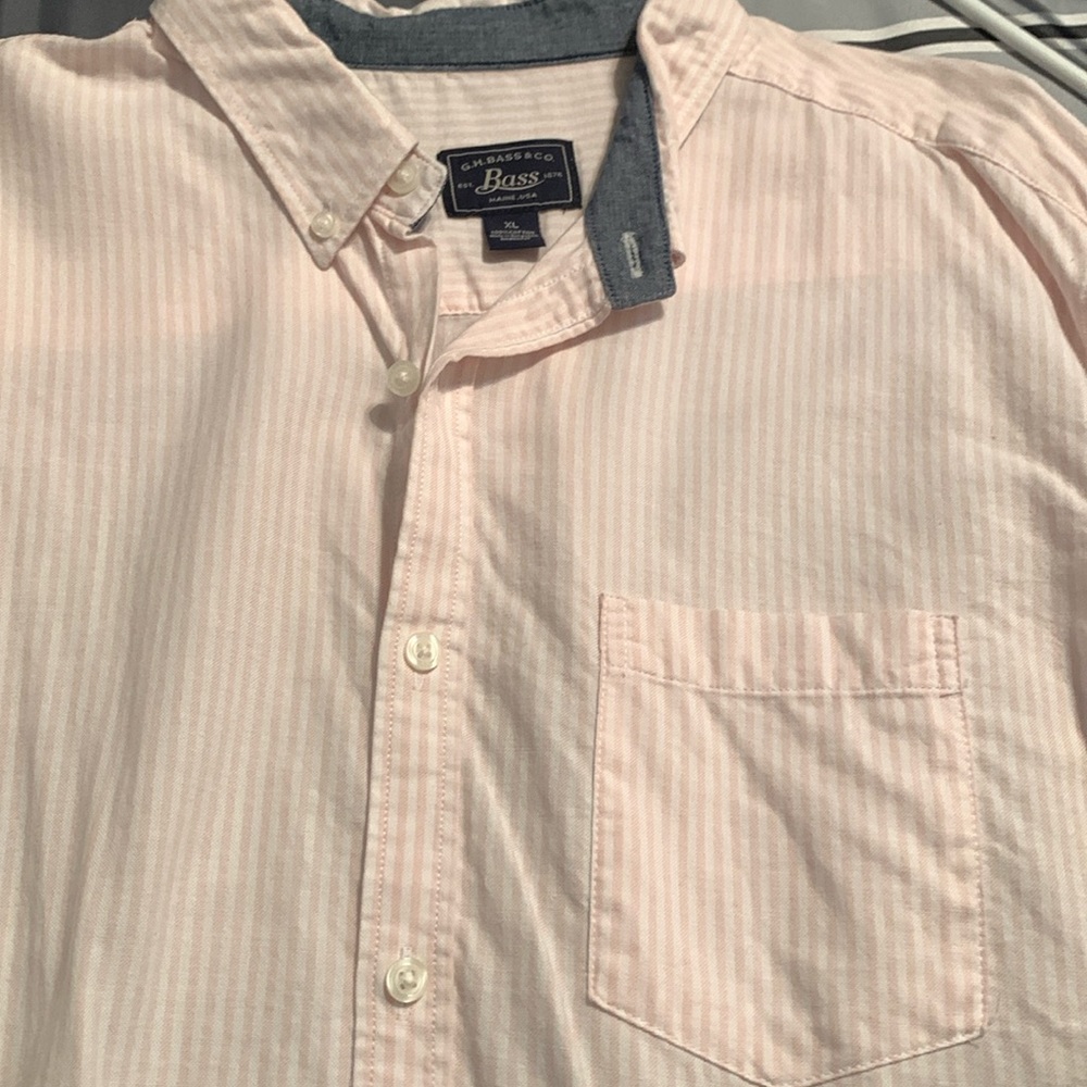 Men’s Bass long sleeve button down shirt (XL)